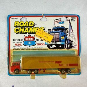 Vintage Road Champs Interstate Fleet Die Cast Metal Model Truck HO Scale
